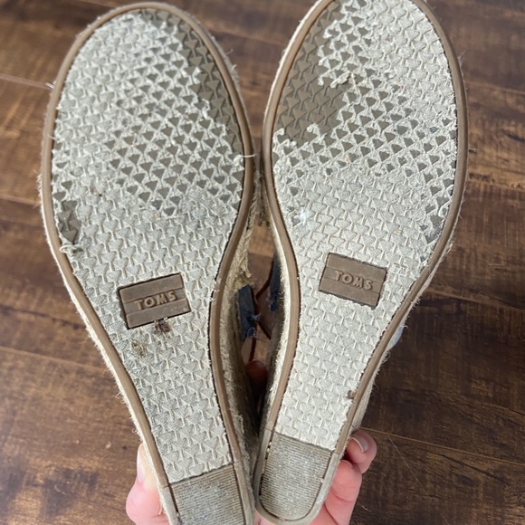 Toms Jean Skirt + Twine Wedges Size 9 "Monica Wedge Heel" - Picture 5 of 5